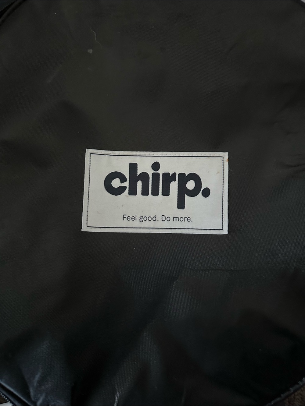 Chirp. Black Carry Case with Logo Patch